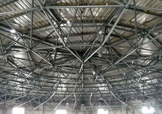 洗煤厂蓄水池球形网架